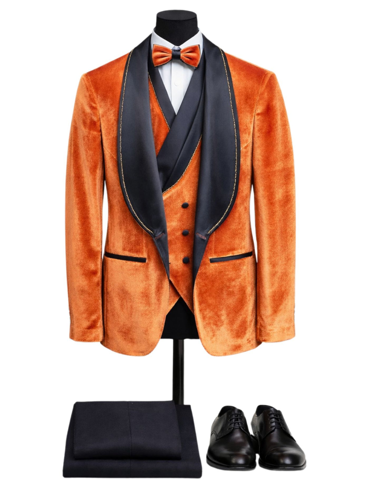 Edgers Men’s Three-Piece Suit + Bow tie.(FFF)