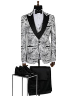 Edgers Men’s Three-Piece Suit + Bow tie.(FFF)