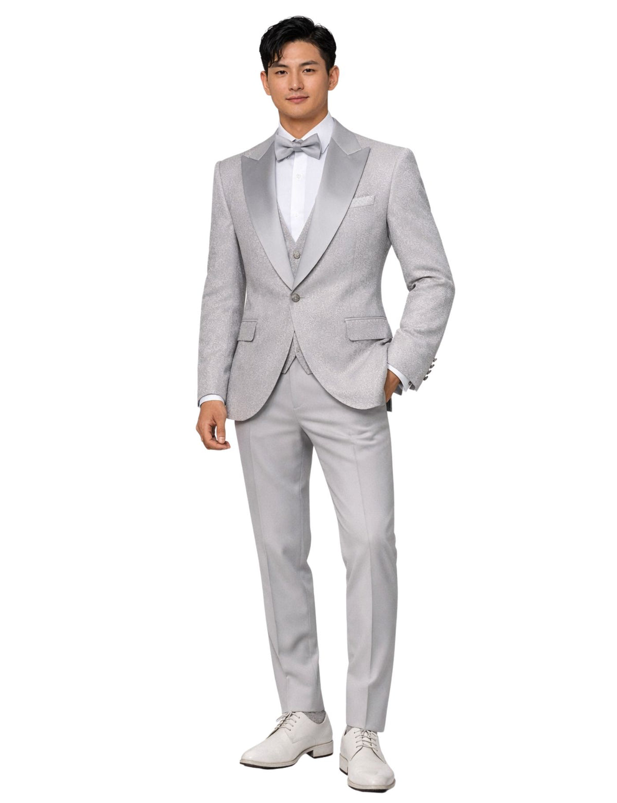 Edgers Men’s Three-Piece Suit + Bow tie