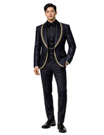 Edgers Men’s Three-Piece Suit + Bow tie