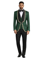 Edgers Men’s Three-Piece Suit + Bow tie + Jew button.(FFF)