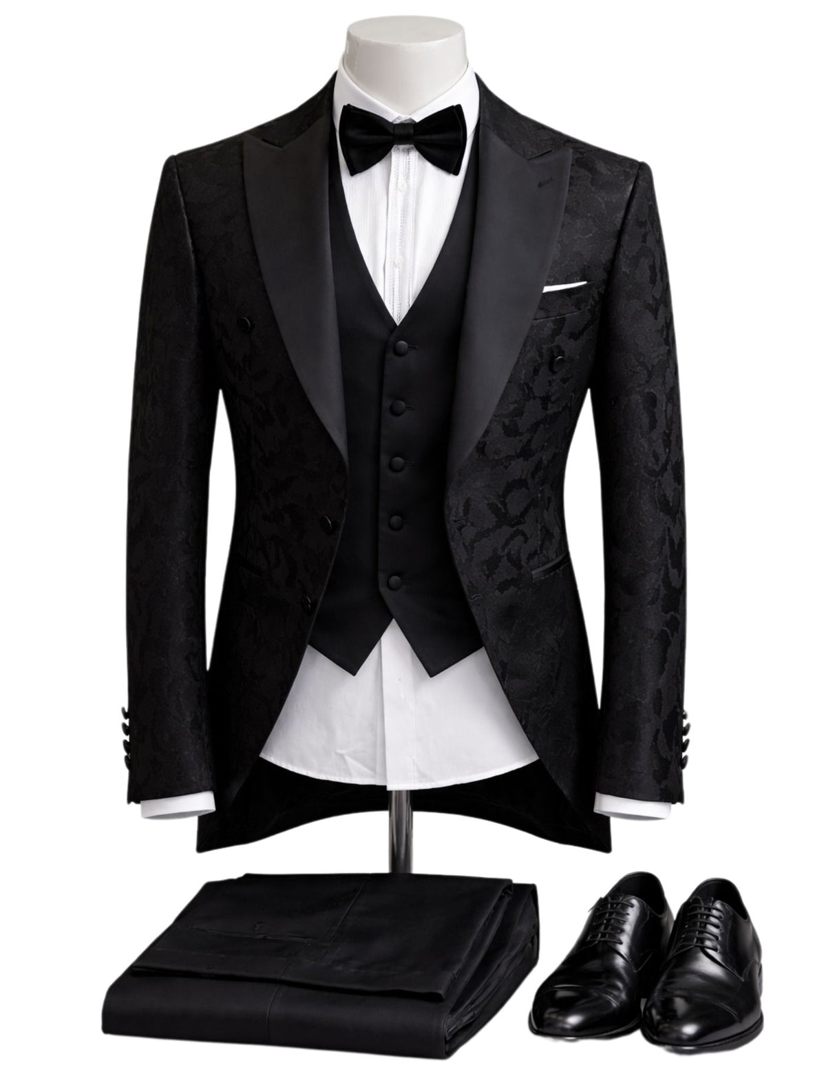 Edgers Men's Three-Piece Suit + Bow tie.(FFF)