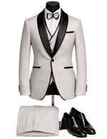 Edgers Men’s Three-Piece Suit with a Bow tie.(FFF)