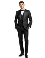 Edgers Men’s Three-piece Suit + Bow tie.(FFF)