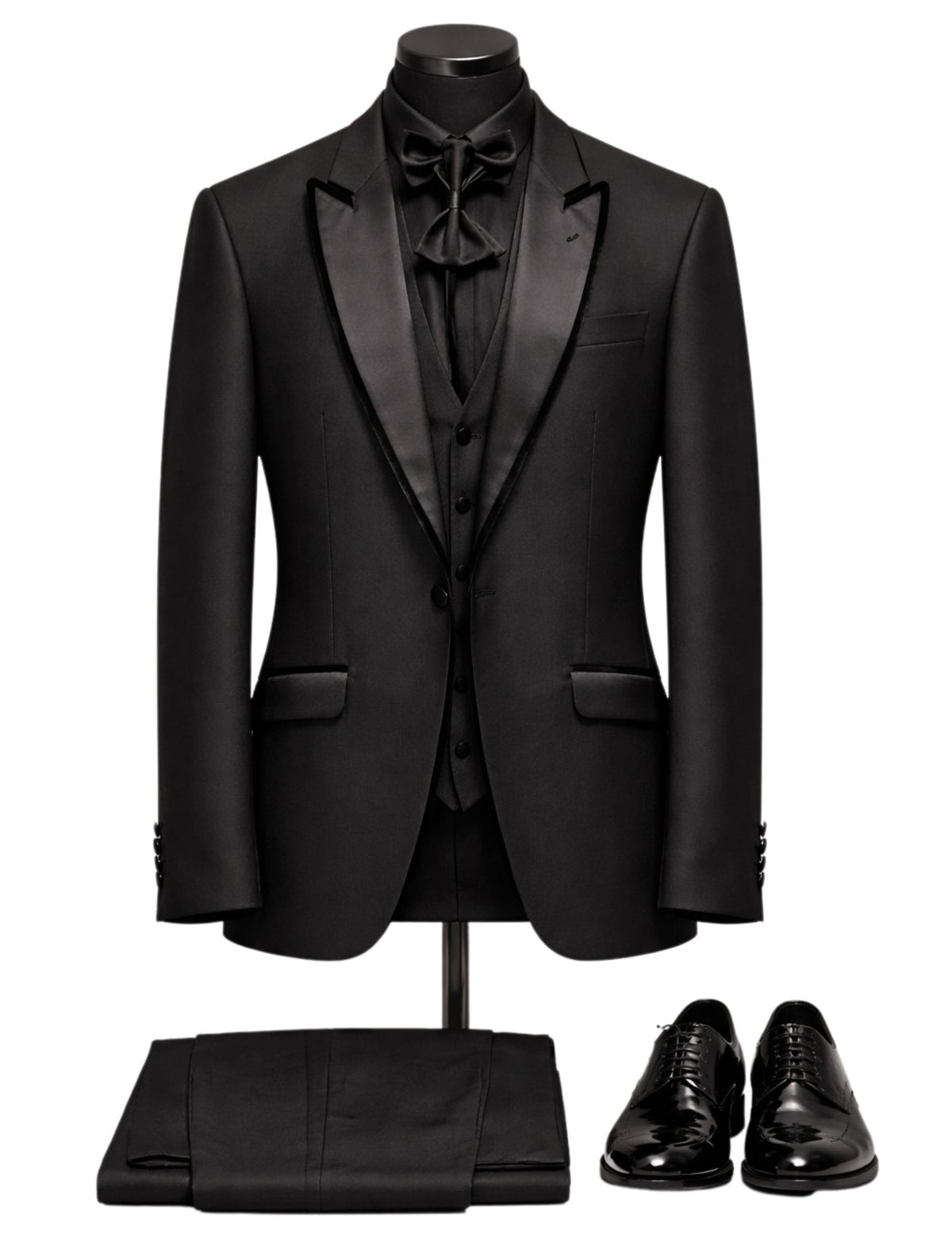 Edgers Men’s Three Piece Suit + Bow tie.(FFF)