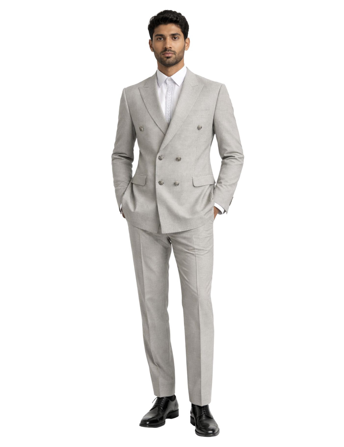 Edgers Men’s Two-Piece Double Breasted Suit.(FFF)