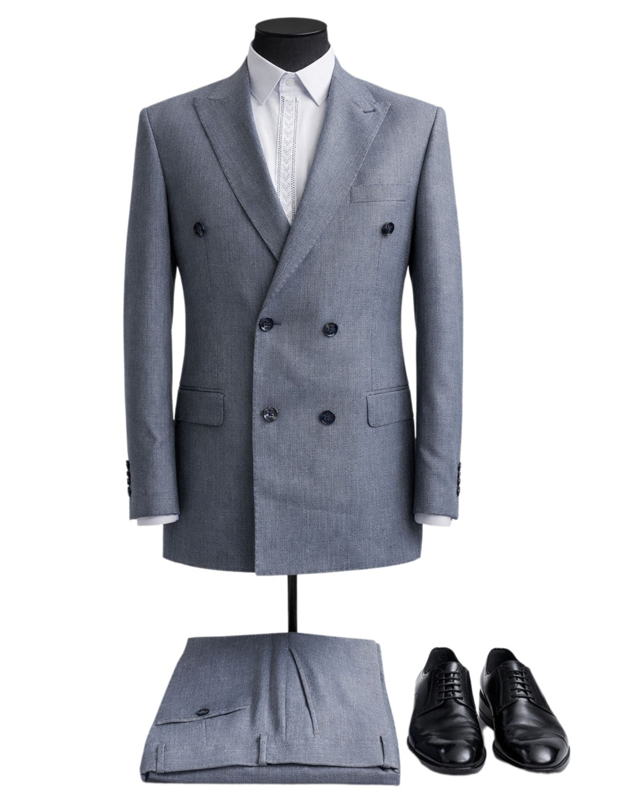 Edgers Men’s Two-Piece Double Breasted Suit.(FFF)