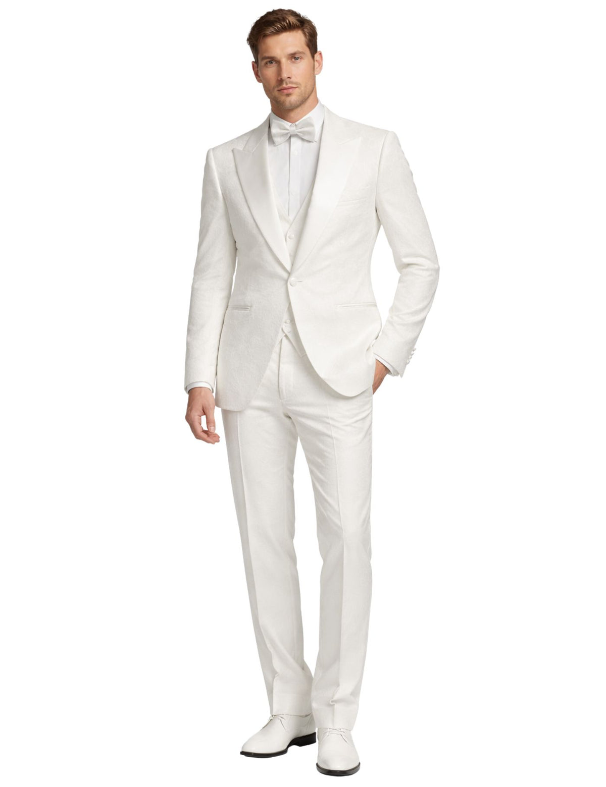 Edgers Men’s Three-Piece Suit + Bow tie.(FFF)