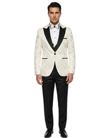 Edgers Men’s Three-Piece Suit +Bow tie