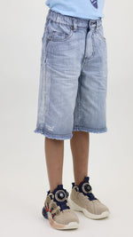 Stripe Denim Short 100 Cotton