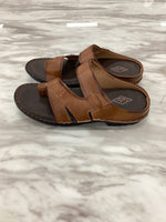 Leefox Men’s Casual Leather Sandals