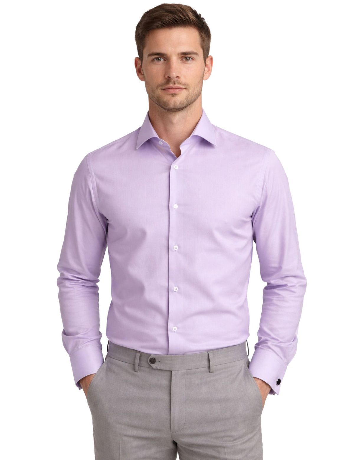 Frank Siverro Men’s Dress Shirt.(FFF)