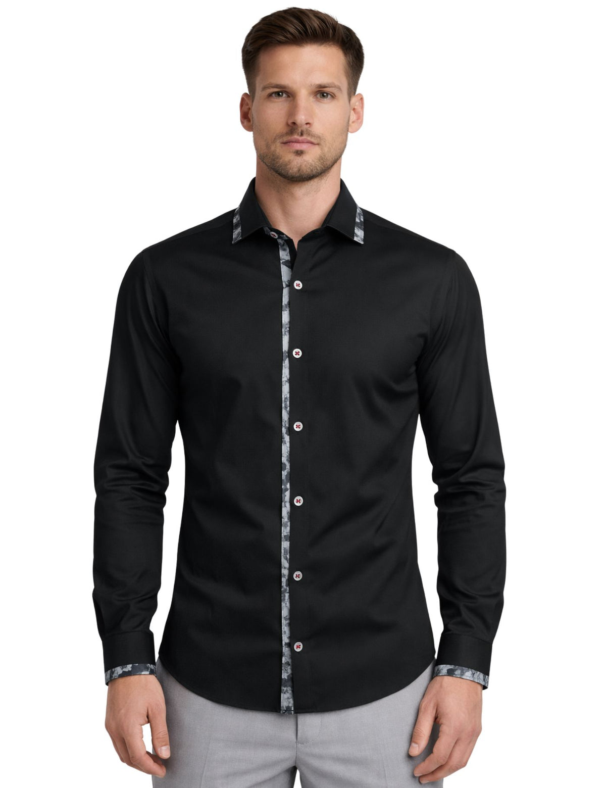 Frank Siverro Patterned Shirt.(FFF)