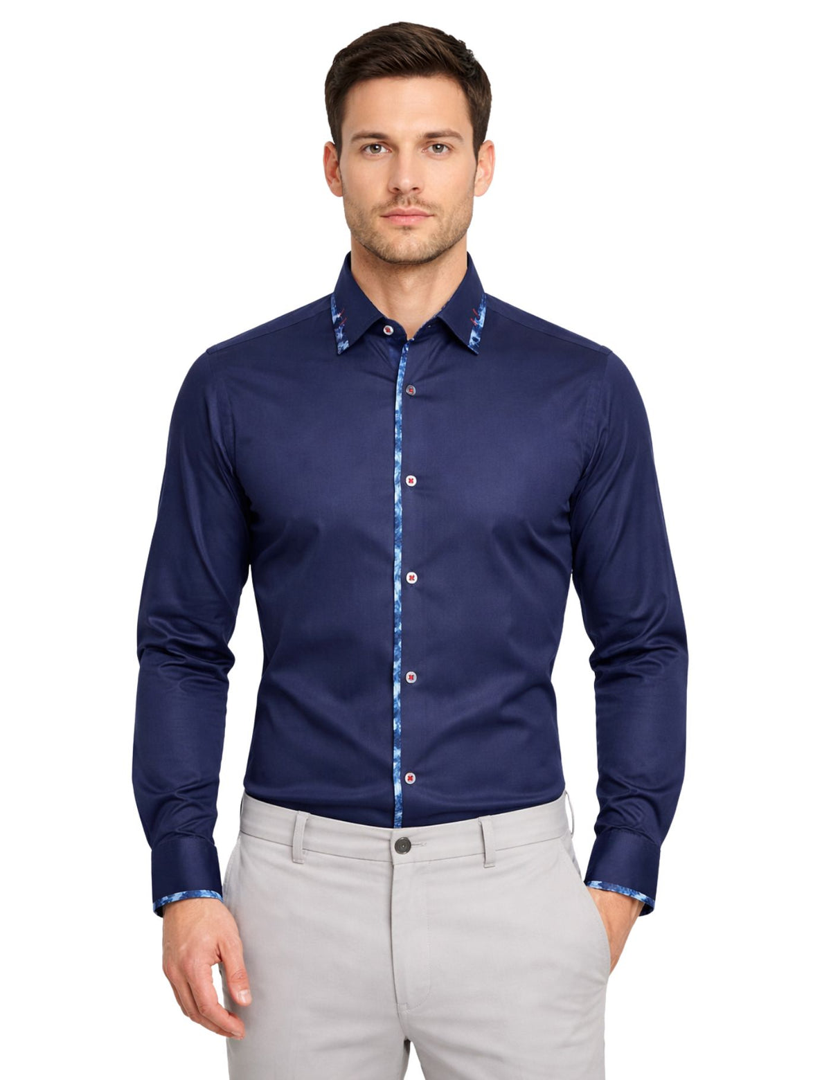 Frank Siverro Patterned Shirt.(FFF)