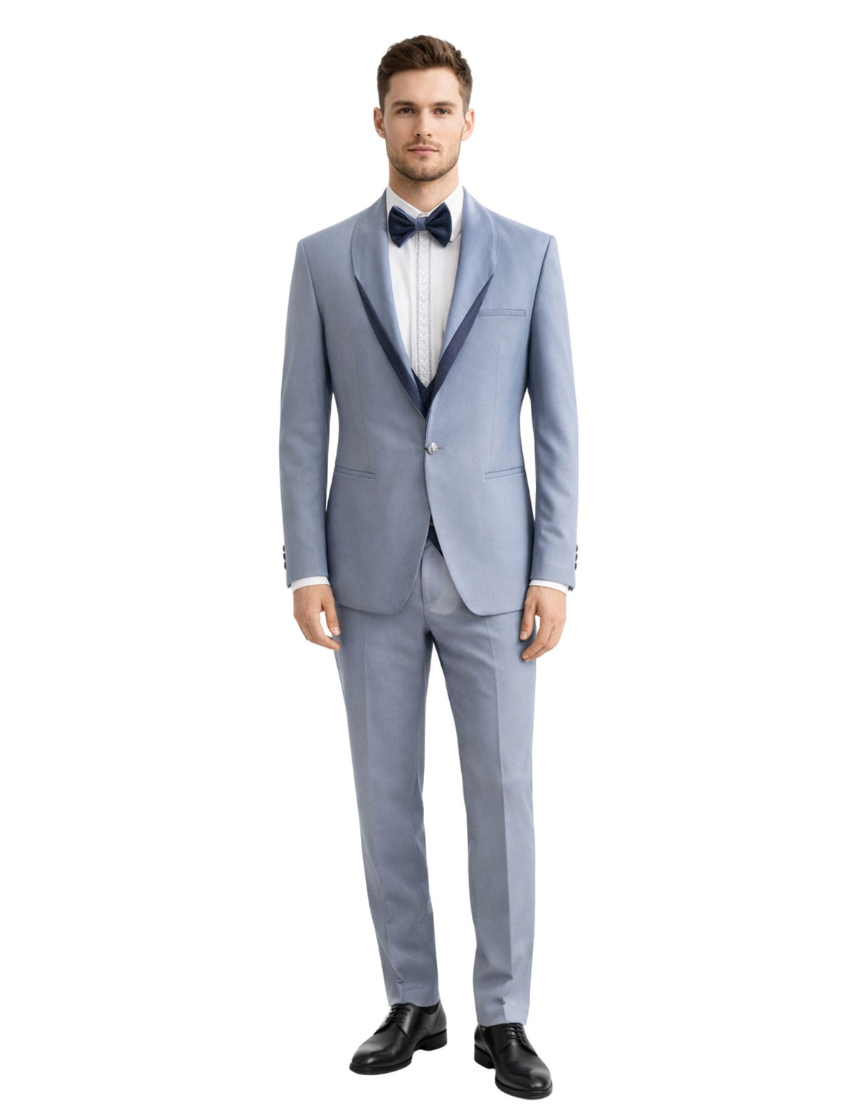 Hermose Men’s Three-Piece Suit + Bow tie.(FFF)
