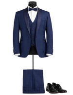 Kids Formal Patterned fabricSuit Set – Jacket, Pants, Vest and Bow tie.