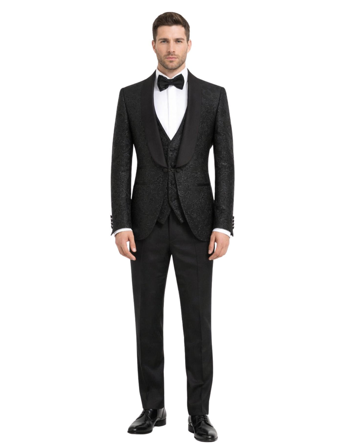 Masculini Men’s Three-Piece Suit + Bow tie.(FFF)