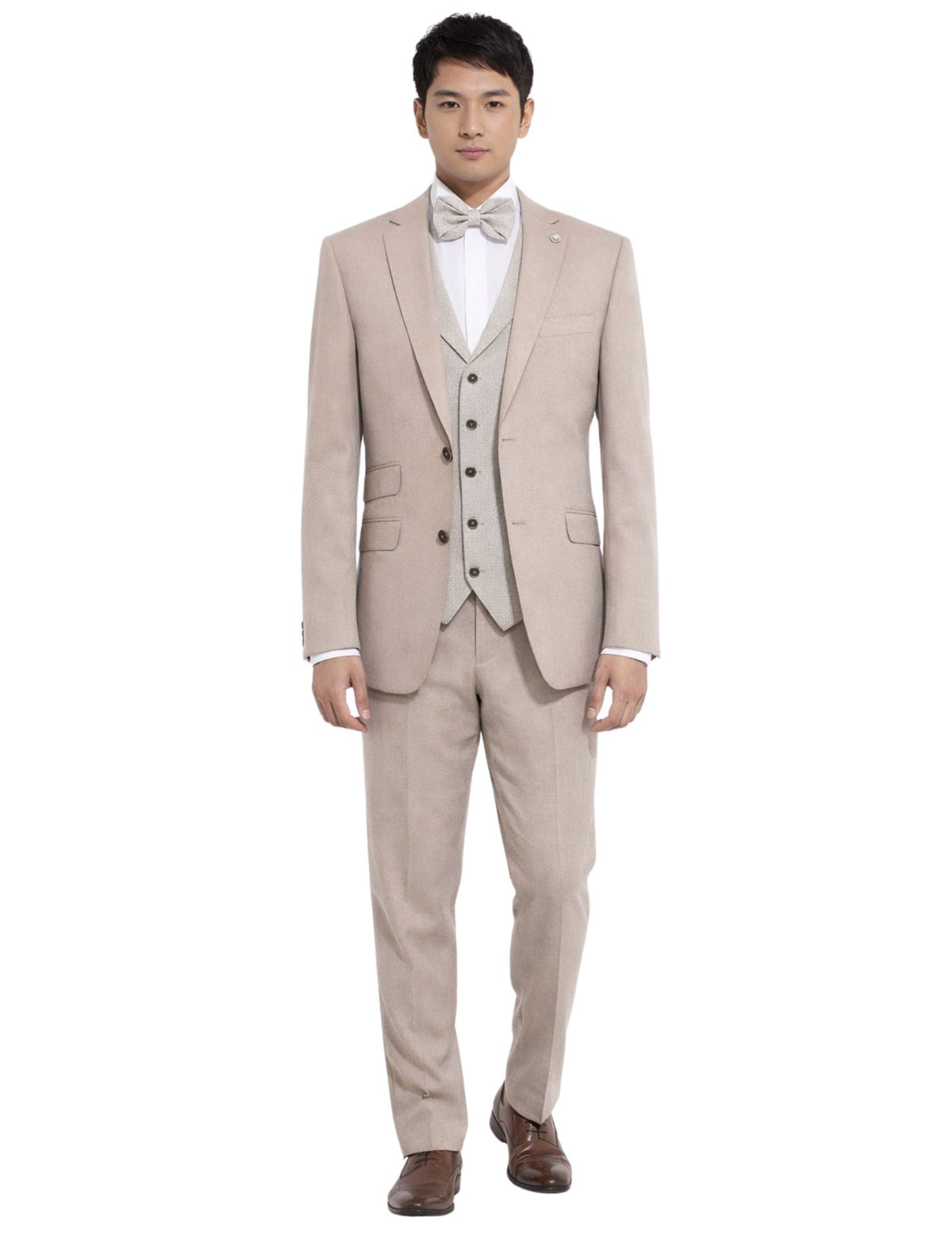 Masculini Men’s Three-Piece Suit + Bow tie