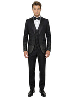 Masculini Men’s Three-Piece Suit + Bow tie