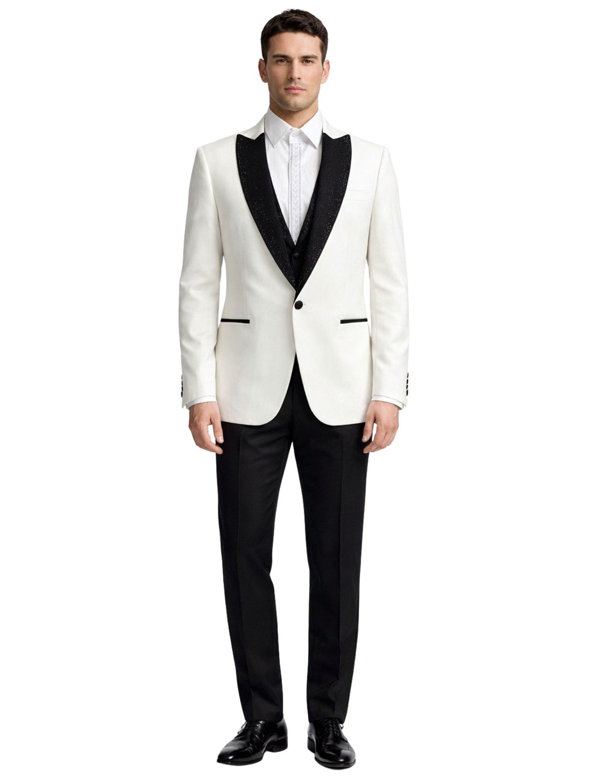 Masculini Men’s Three-Piece Suit + Bow tie