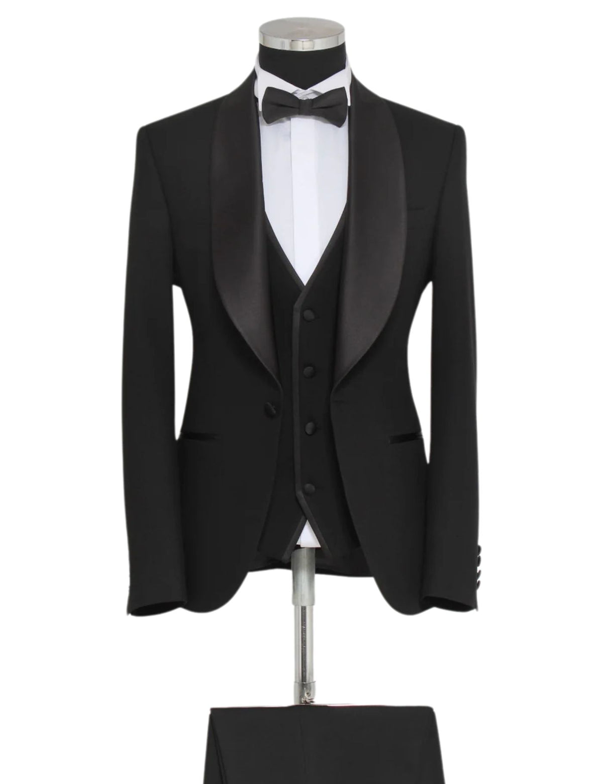 Masculini Men’s Three-Piece Suit + Bow tie.(FFF)