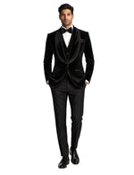 Masculini Men’s Three-Piece Suit + Bow tie.(FFF)