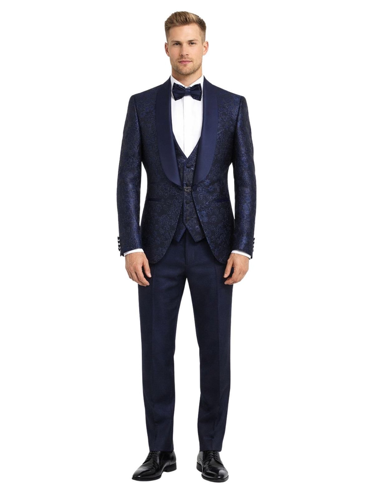 Masculini Men’s Three-Piece Suit + Bow tie.(FFF)