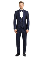 Masculini Men’s Three-Piece Suit + Bow tie.(FFF)