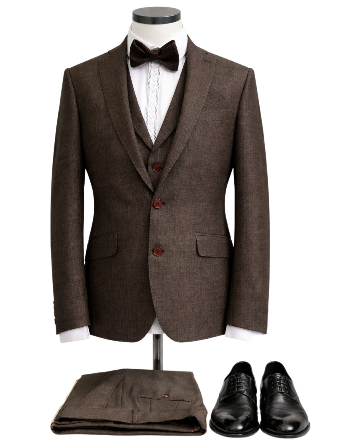 Masculini Men’s Three-Piece Suit + Bow tie.(FFF)
