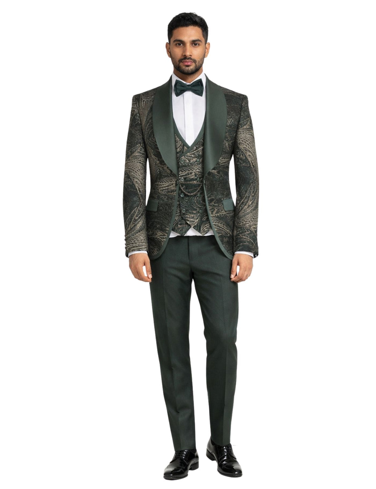 Masculini Men’s Three-Piece Suit + Bow tie