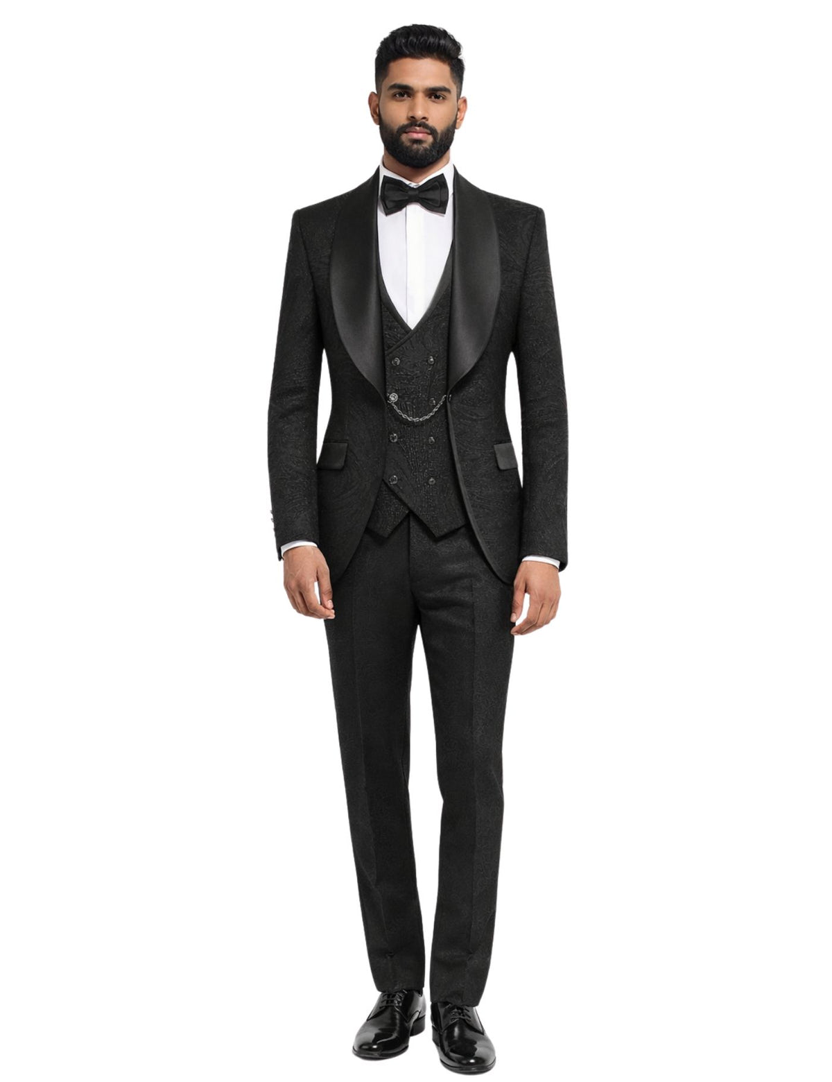 Masculini Men’s Three-Piece Suit + Bow tie