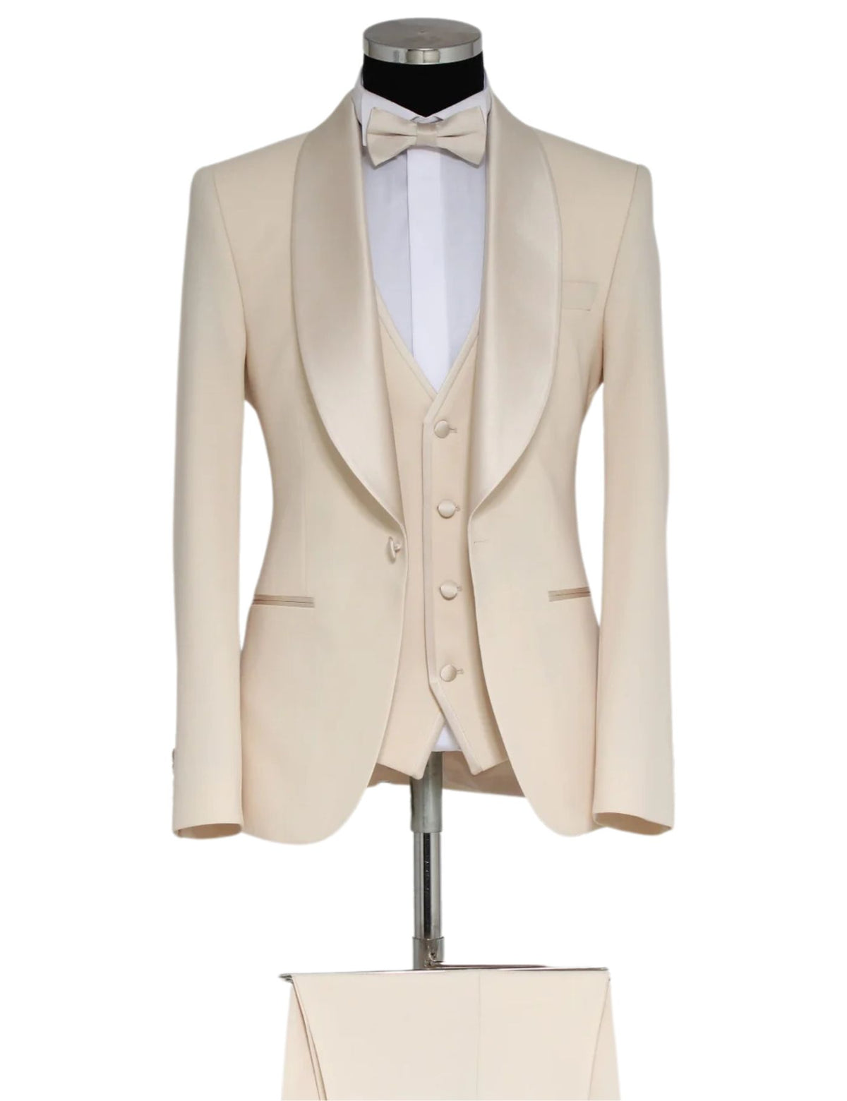 Masculini Men’s Three-Piece Suit + Bow tie.(FFF)
