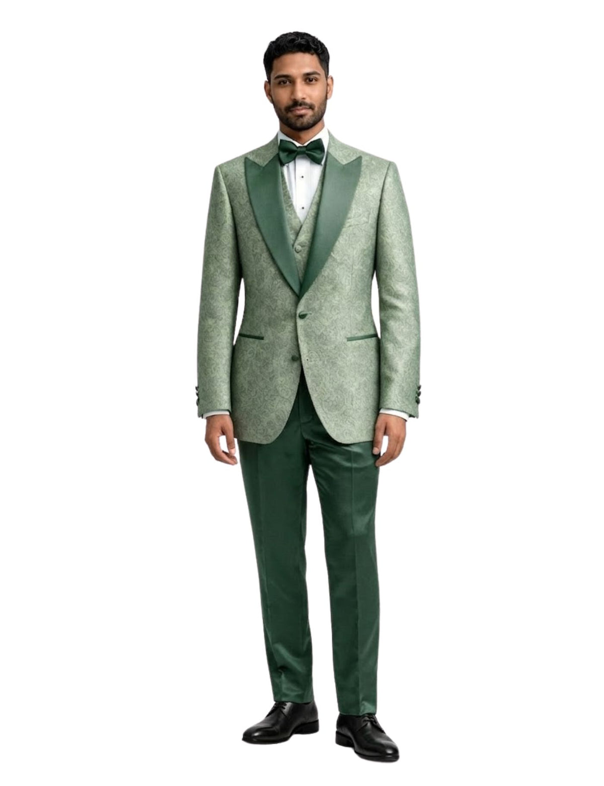 Masculini Men’s Three-Piece Suit + Bow tie.(FFF)
