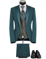 Masculini Men’s Three-Piece Suit + Tie.(FFF)