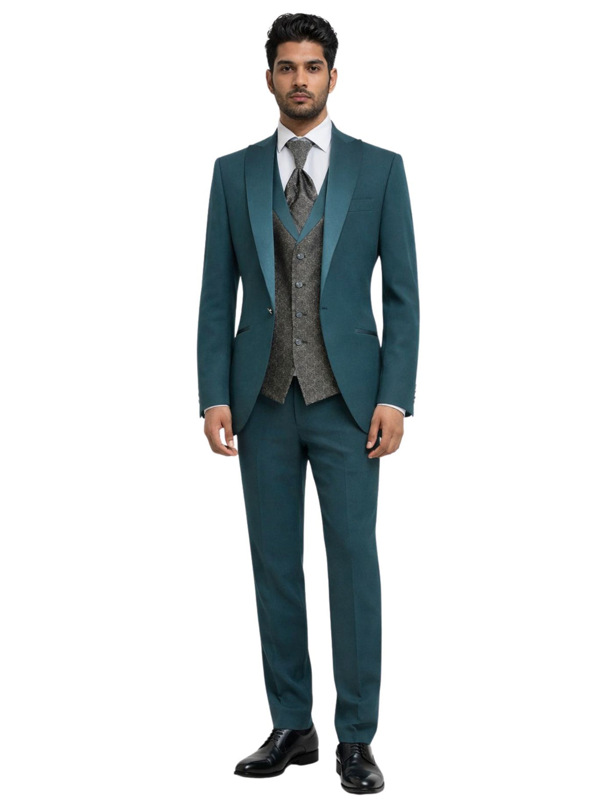 Masculini Men’s Three-Piece Suit + Tie.(FFF)