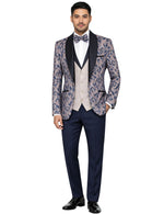 Masculini Men’s Three-Piece Suit + Bow tie