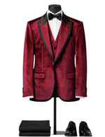 Musculini Men’s Three-Piece Suit + Bow Tie.(FFF)