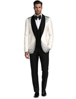 Musculini Men’s Three-Piece Suit+ Bow tie