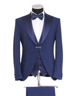 Musculini Men’s Three-Piece Suit + Bow tie