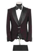 Musculini Men’s Three-Piece Suit + Bow tie