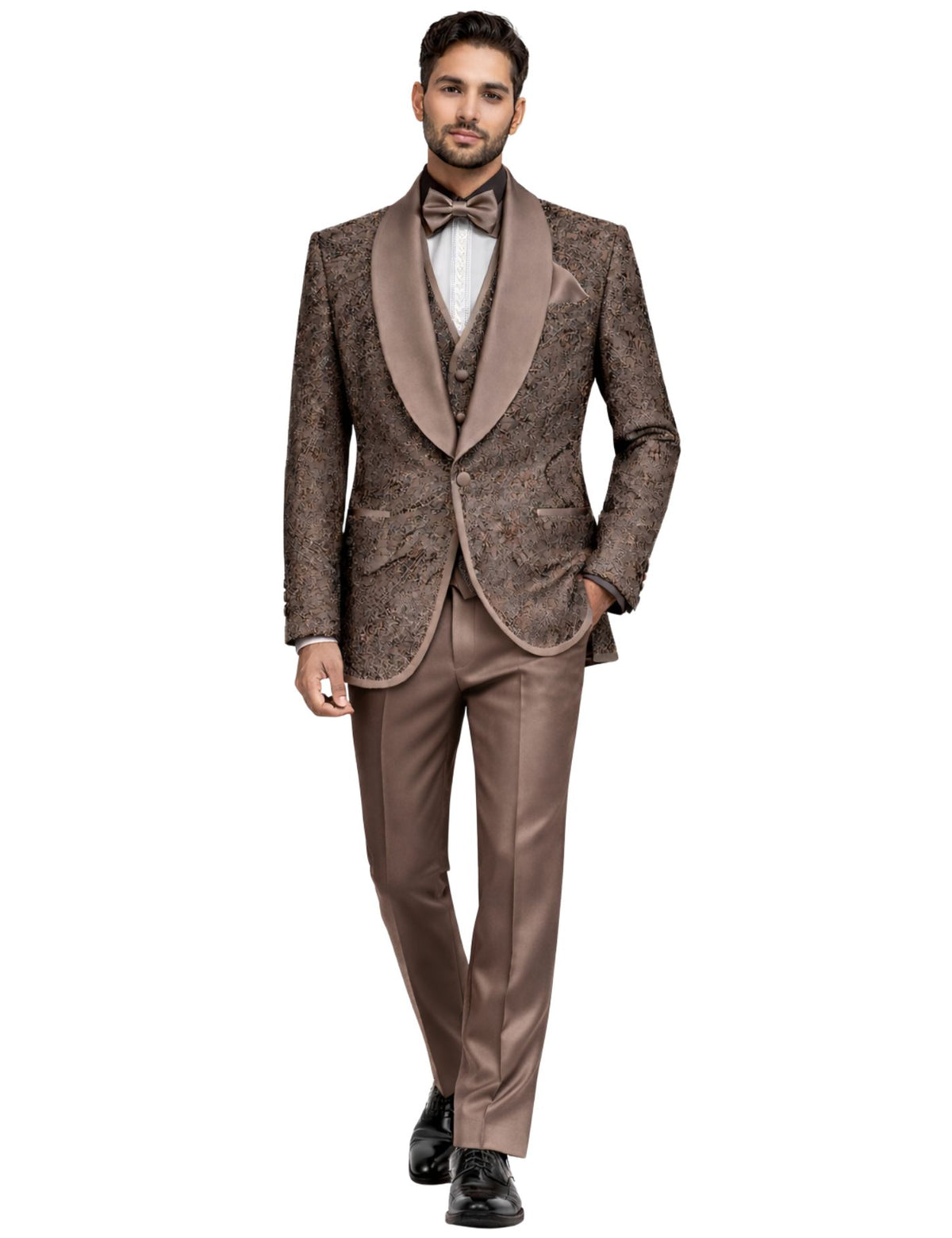 Musculini Three-Piece suit + Bow tie