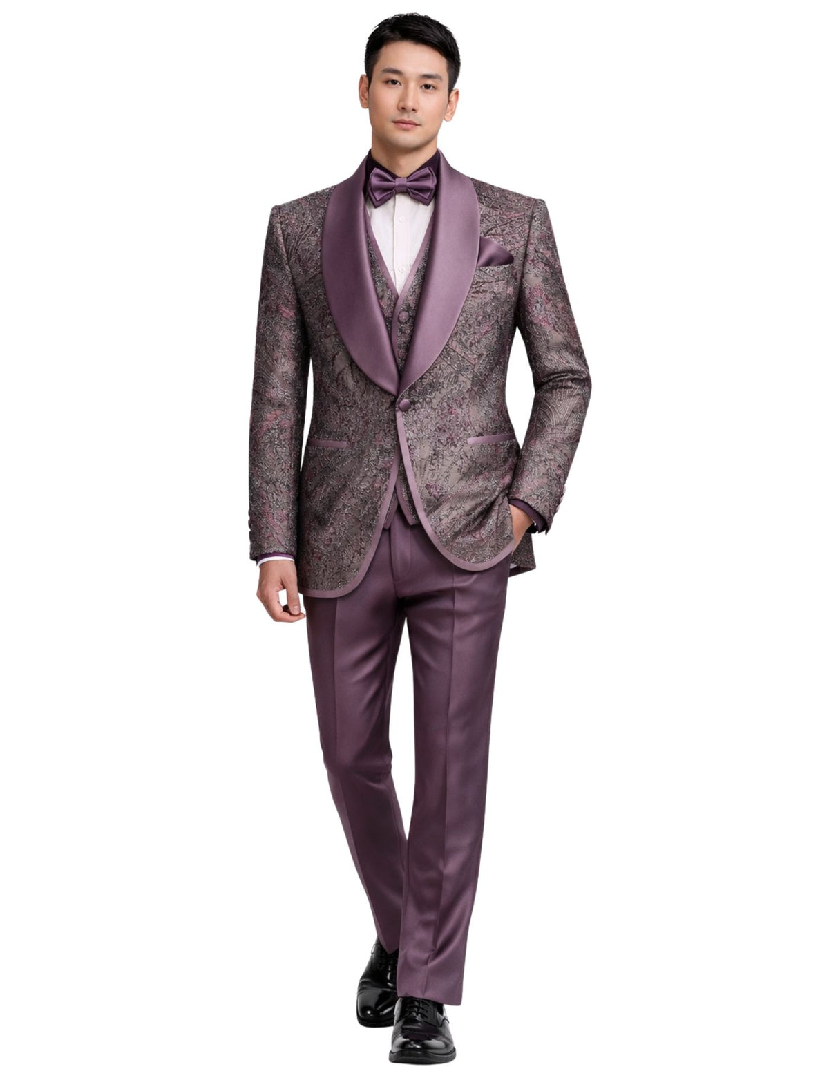 Musculini Three-Piece suit + Bow tie
