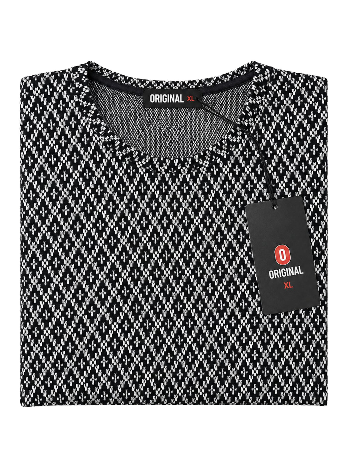 Original Men’s Textured Knit Long Sleeve Pollover.(FFF)