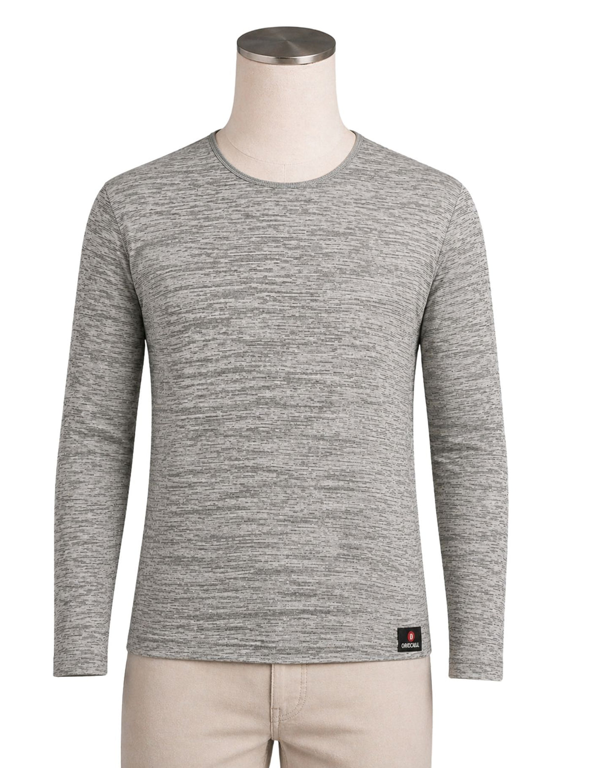 Original Textured Knit Long Sleeve Pollover.(FFF)
