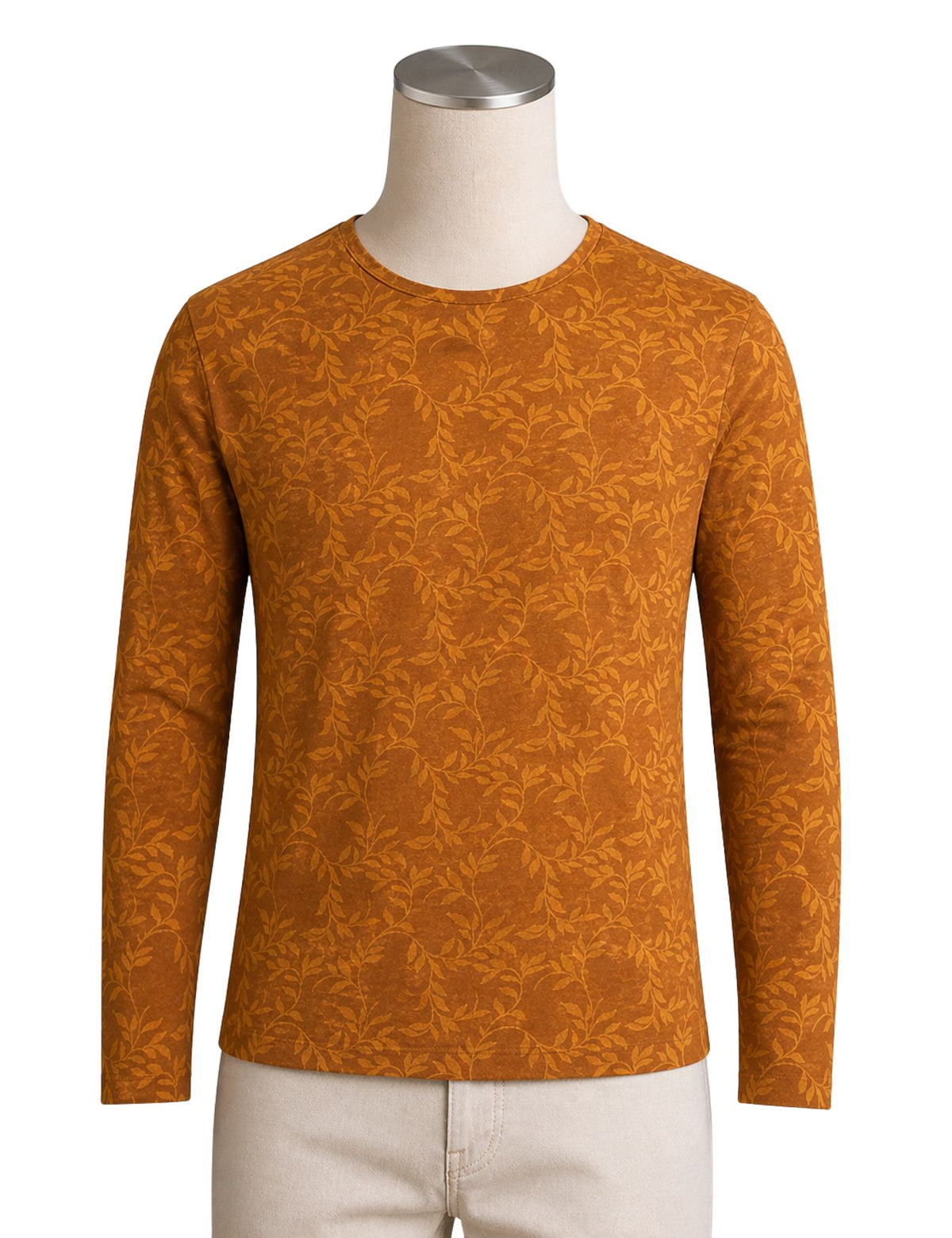 OriginalTextured Knit Long Sleeve Pollover.(FFF)