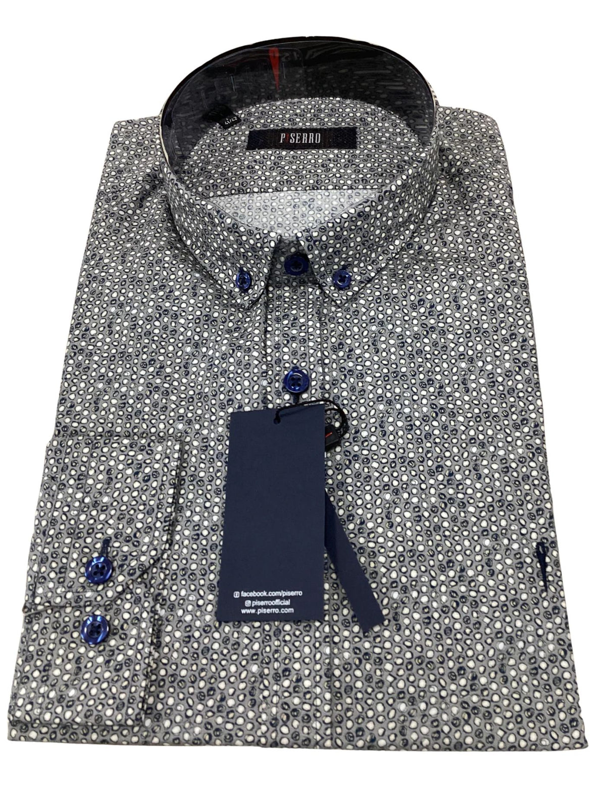 Piserro Men’s Dress Shirt.(FFF)