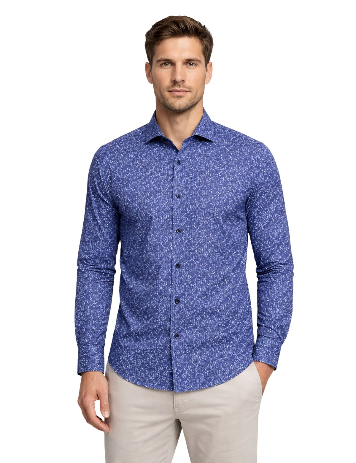Piserro Men’s Dress Shirt.(FFF)