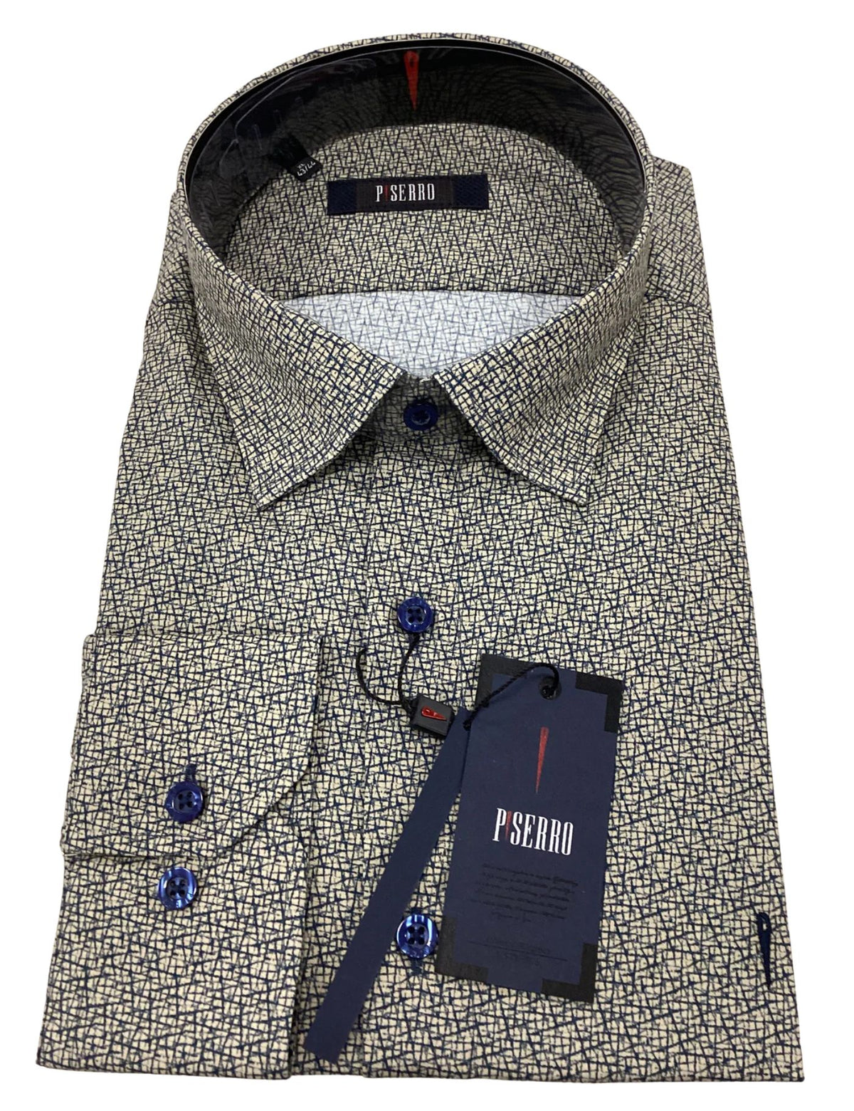 Piserro Men’s Dress Shirt.(FFF)