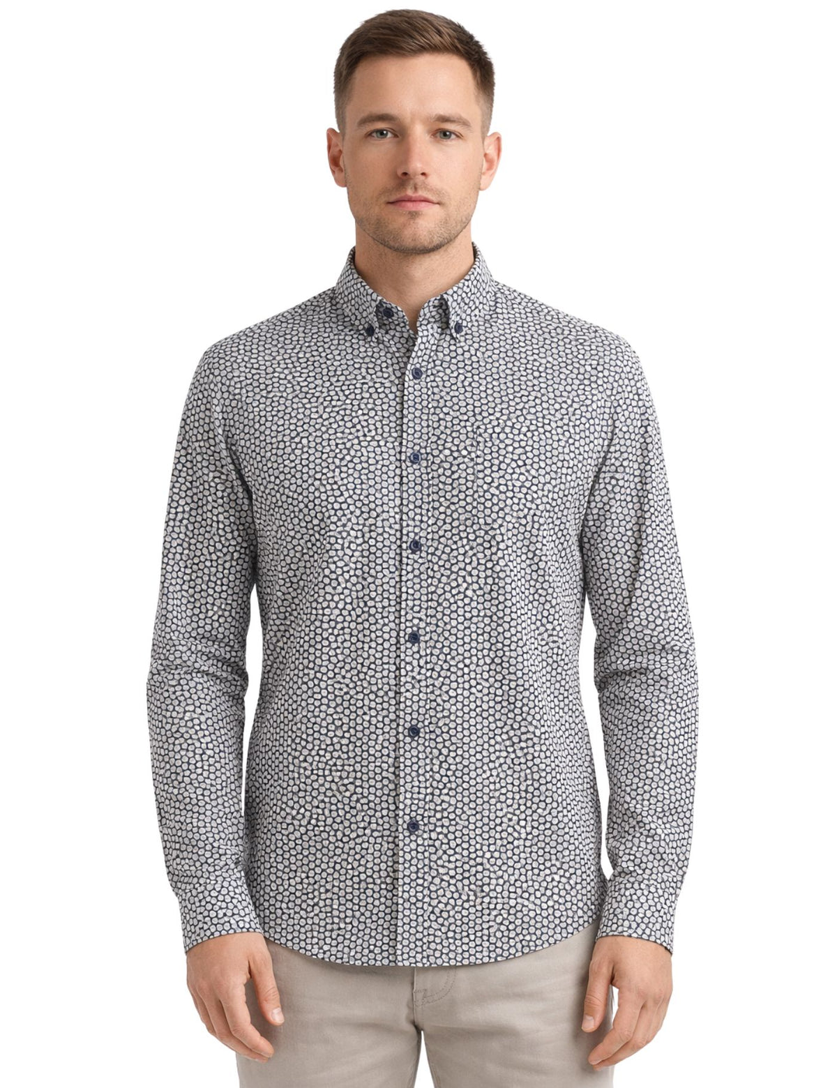Piserro Men’s Dress Shirt.(FFF)