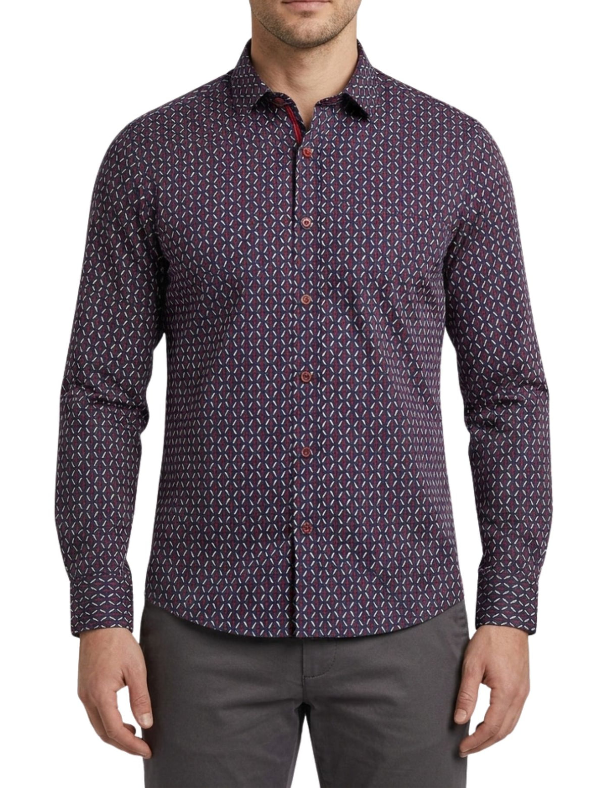 Piserro Men’s Dress Shirt.(FFF)